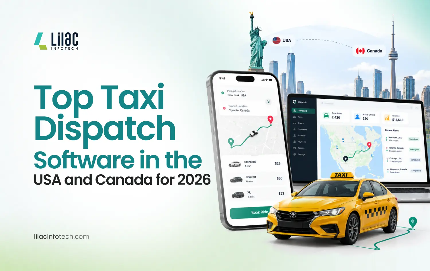 Top Taxi Dispatch Software in the USA and Canada for 2026