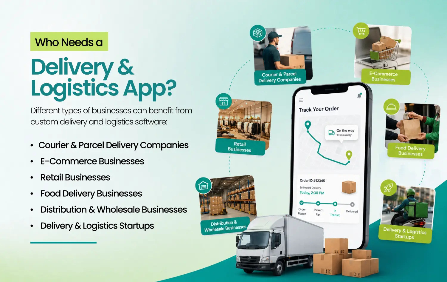 delivery & logistics app development 