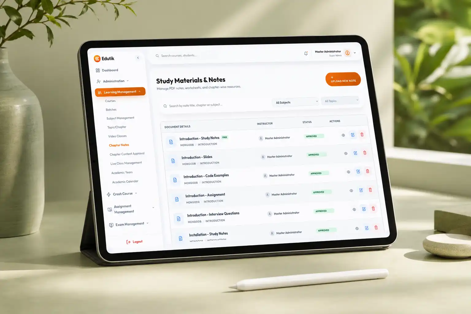 Customizable E-Learning App Software