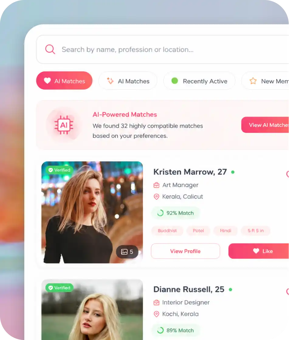 Elite Matrimony App Development