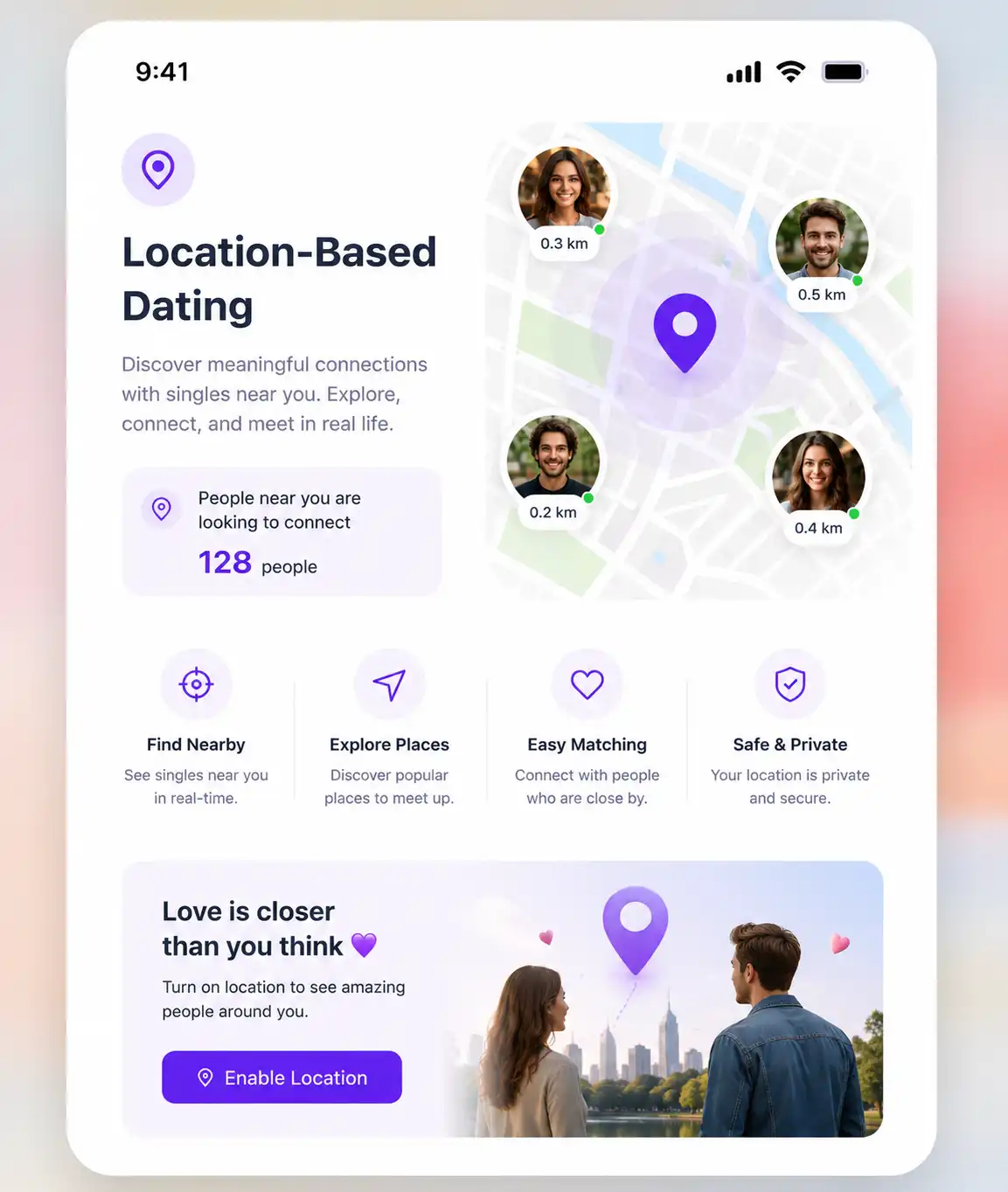 Location Based Dating App Development Services