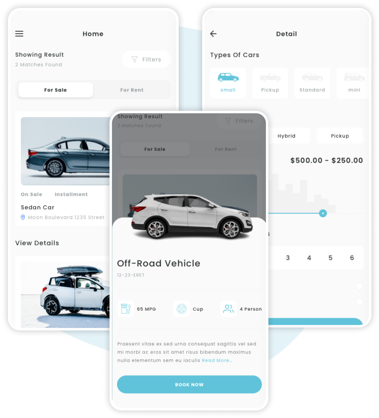 Car Rental App Development